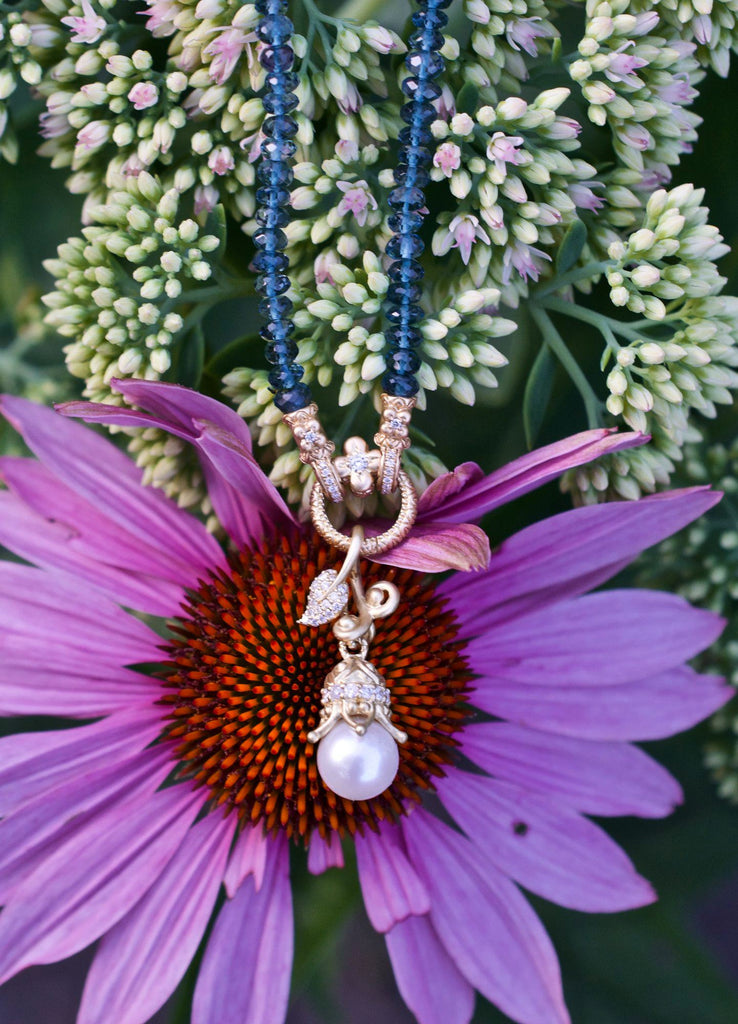 Pearl Drop Charm Diamond Barbara Bixby